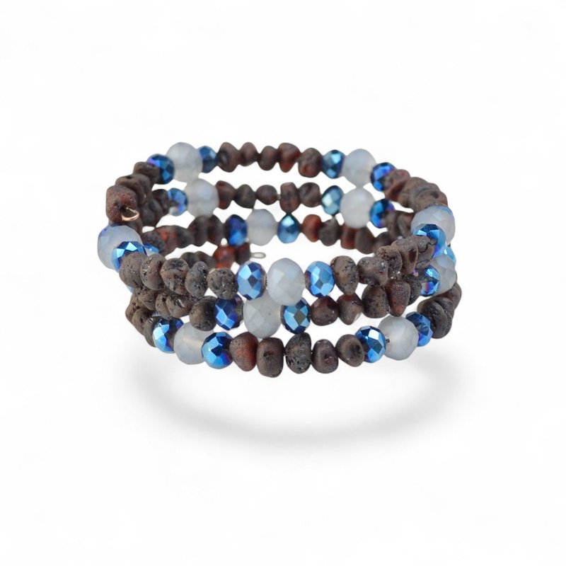 波罗的海琥珀宝石手链  女士礼物之选 VV36 - 手链/手环 - 宝石 多色