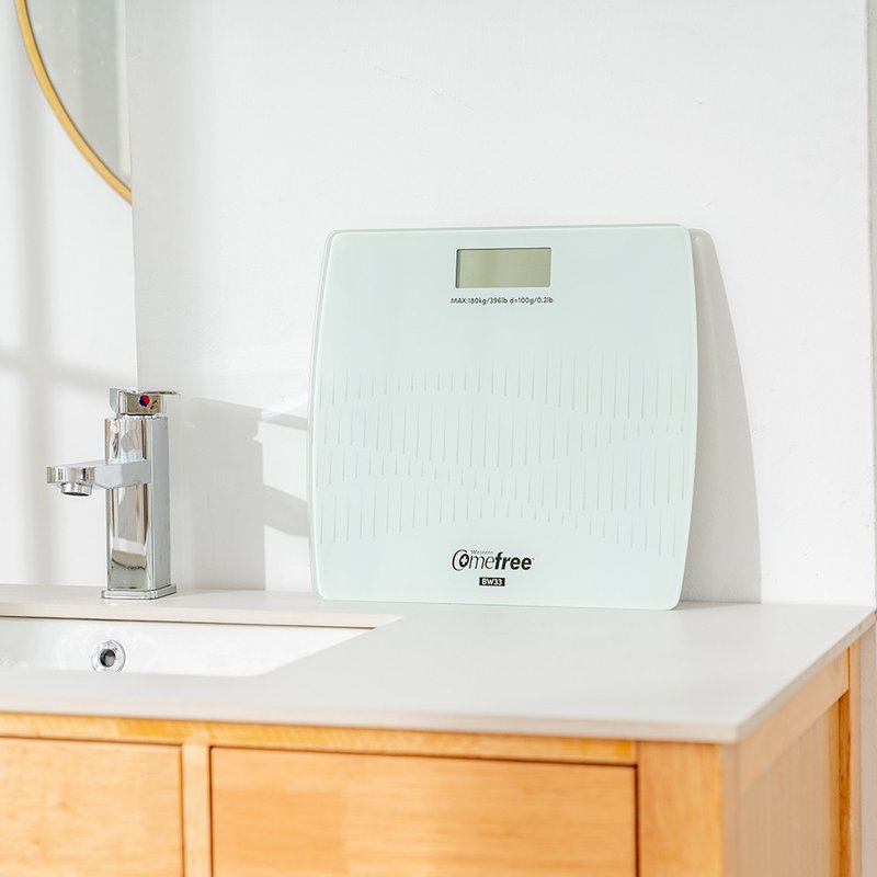 Comefree 强化玻璃电子体重计(2色)雪松白/樱花粉 - 其他小家电 - 玻璃 白色