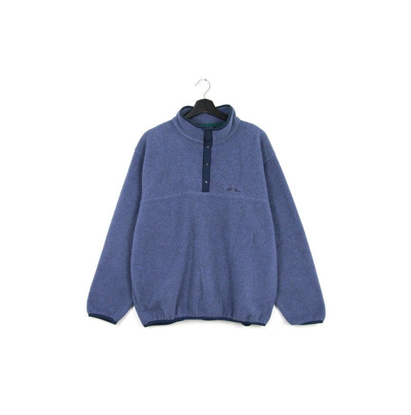 Back to Green:: L.L.Bean 摇粒绒上衣 灰蓝 //vintage - 女装上衣 - 聚酯纤维 