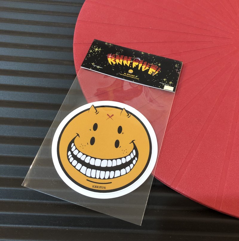 Knn.fve Sticker M 0001 - 贴纸 - 塑料 黄色