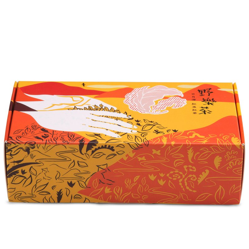 【野乐茶】太极茶包-日月潭红玉红茶礼盒(8入)  总统府伴手礼 - 茶 - 棉．麻 红色