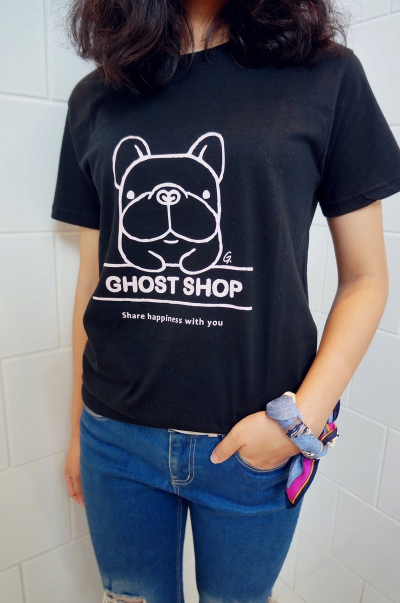 (售完)【 I'm福宝 】-法斗T恤- 黑S - 中性连帽卫衣/T 恤 - 棉．麻 