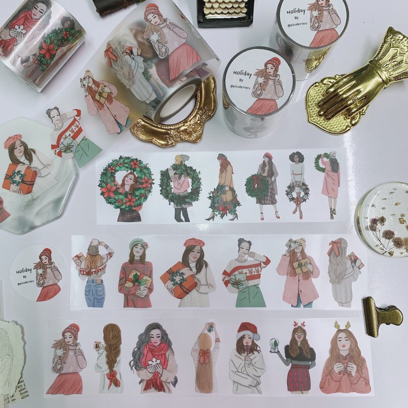 Holiday PET Tape - 纸胶带 - 塑料 