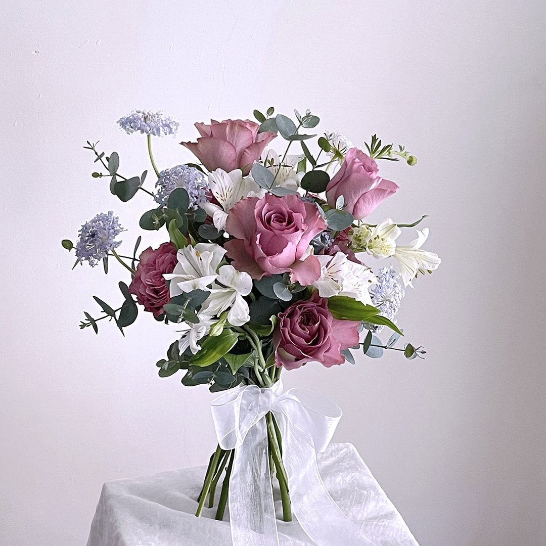 【鲜花】紫色玫瑰水仙百合韩式鲜花捧花 - 其他 - 植物．花 紫色