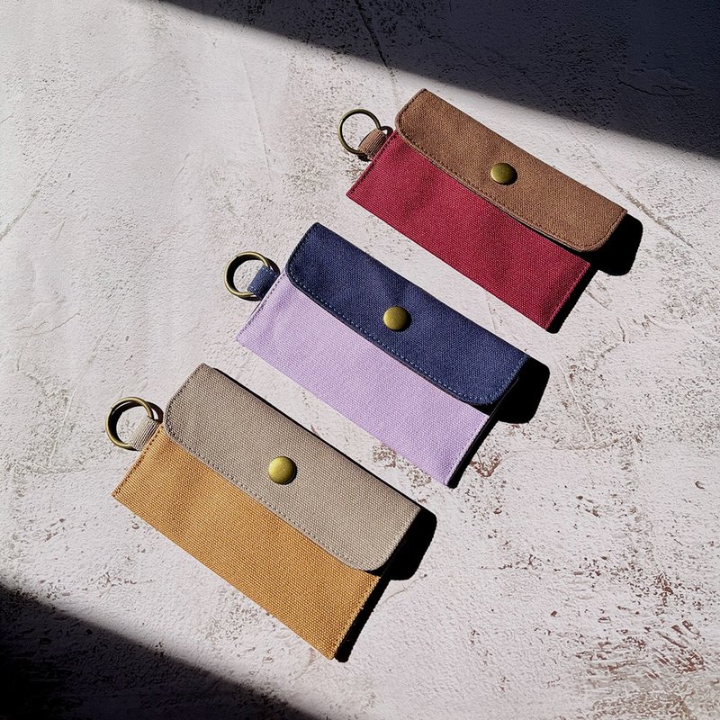 随身迷你收纳包/卡套/钥匙包/Airpods- 定制配色 - 钥匙链/钥匙包 - 棉．麻 