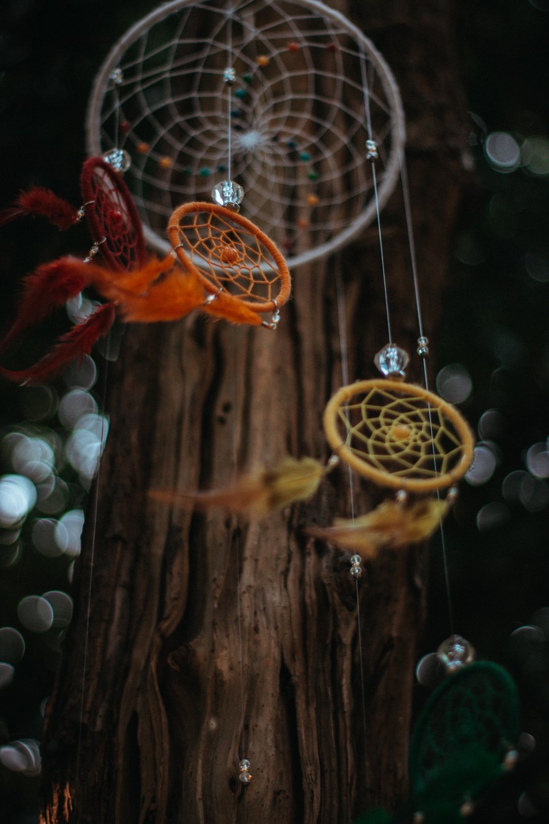 纯手工捕梦网 Handmade Dreamcatcher－【彩虹吊灯】 - 摆饰 - 其他材质 多色