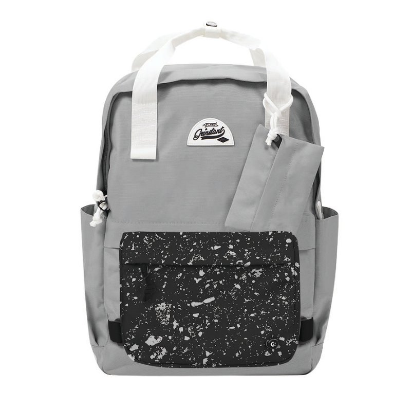 Grinstant混搭可拆组式15.6寸后背包 - 梦幻系列 (浅灰配喷漆) - 后背包/双肩包 - 聚酯纤维 灰色