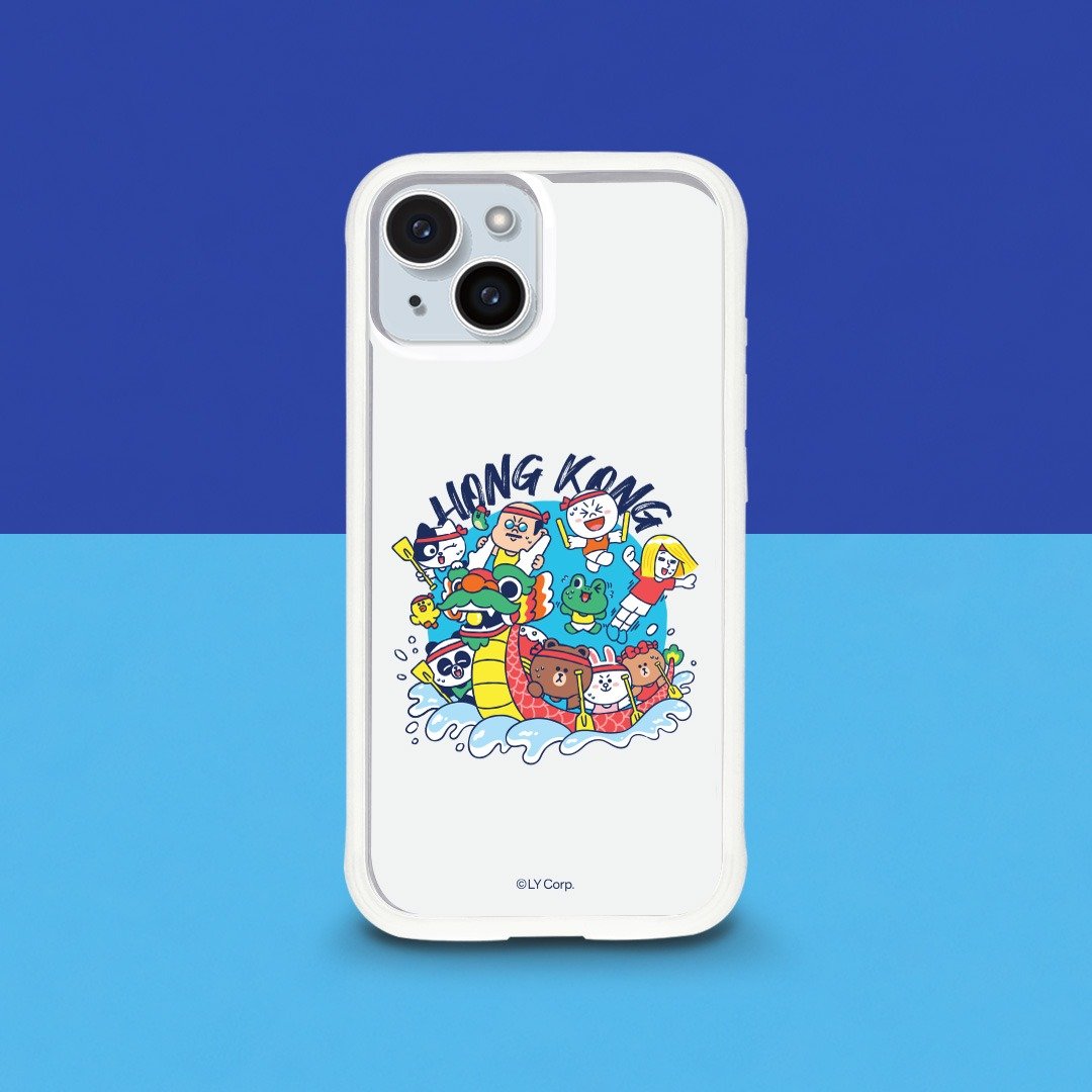 艺术防摔手机壳 LINE FRIENDS HONG KONG DRAGON BOAT EDITION - 手机壳/手机套 - 其他材质 
