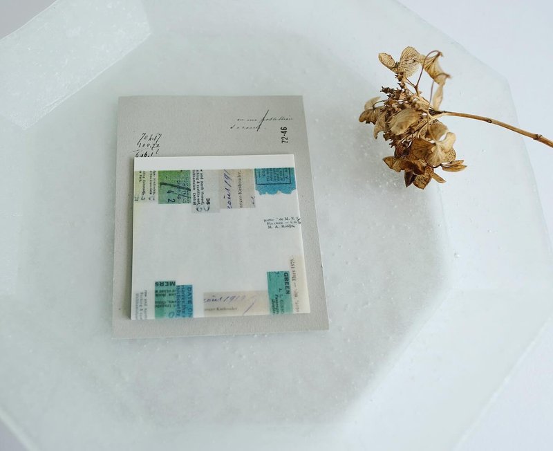 YOHAKU M-141 透明便签 独白 - 便条纸/标签贴 - 纸 