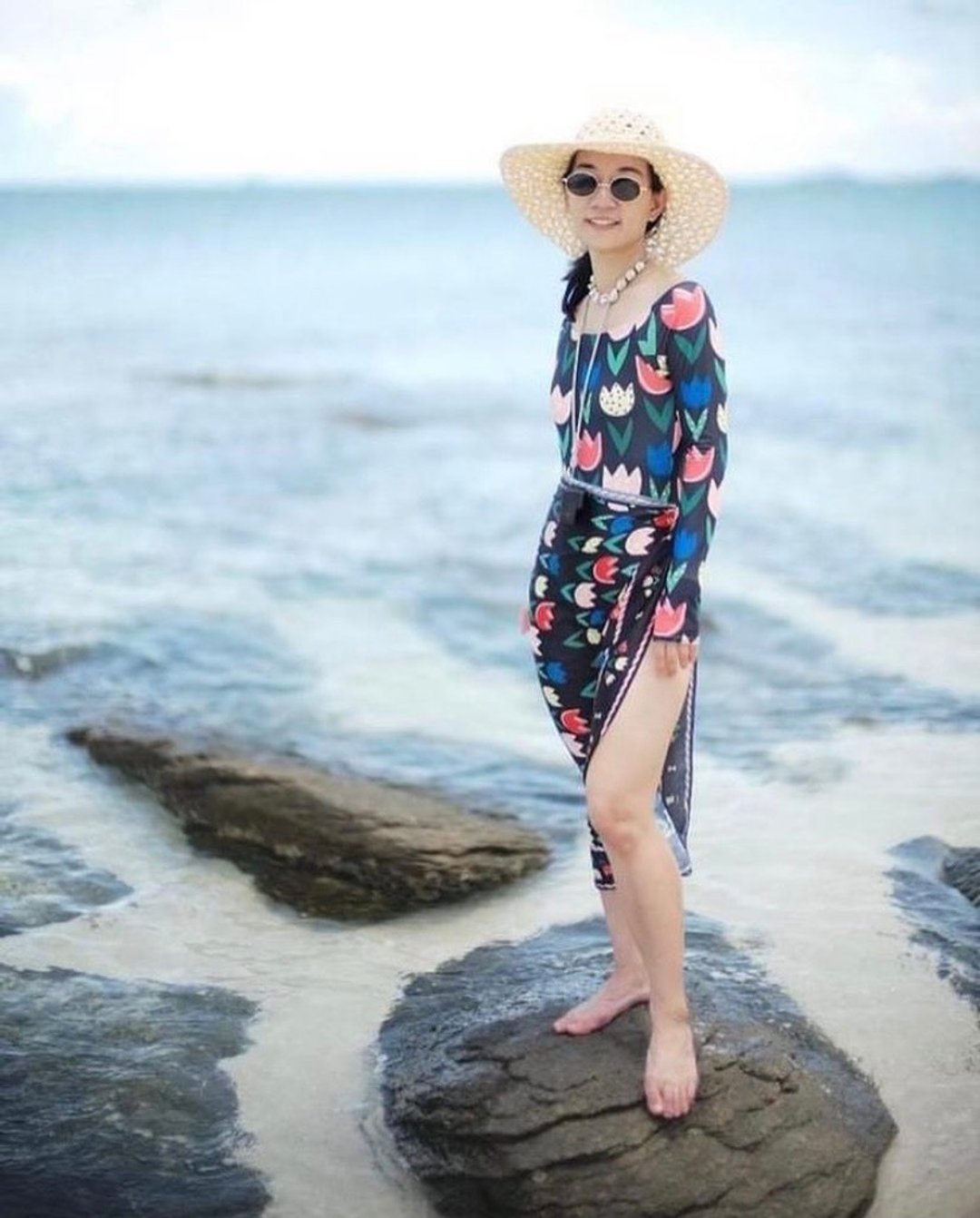 Tulipies / onepiece / swimwear / size M - 女装泳衣/比基尼 - 聚酯纤维 多色