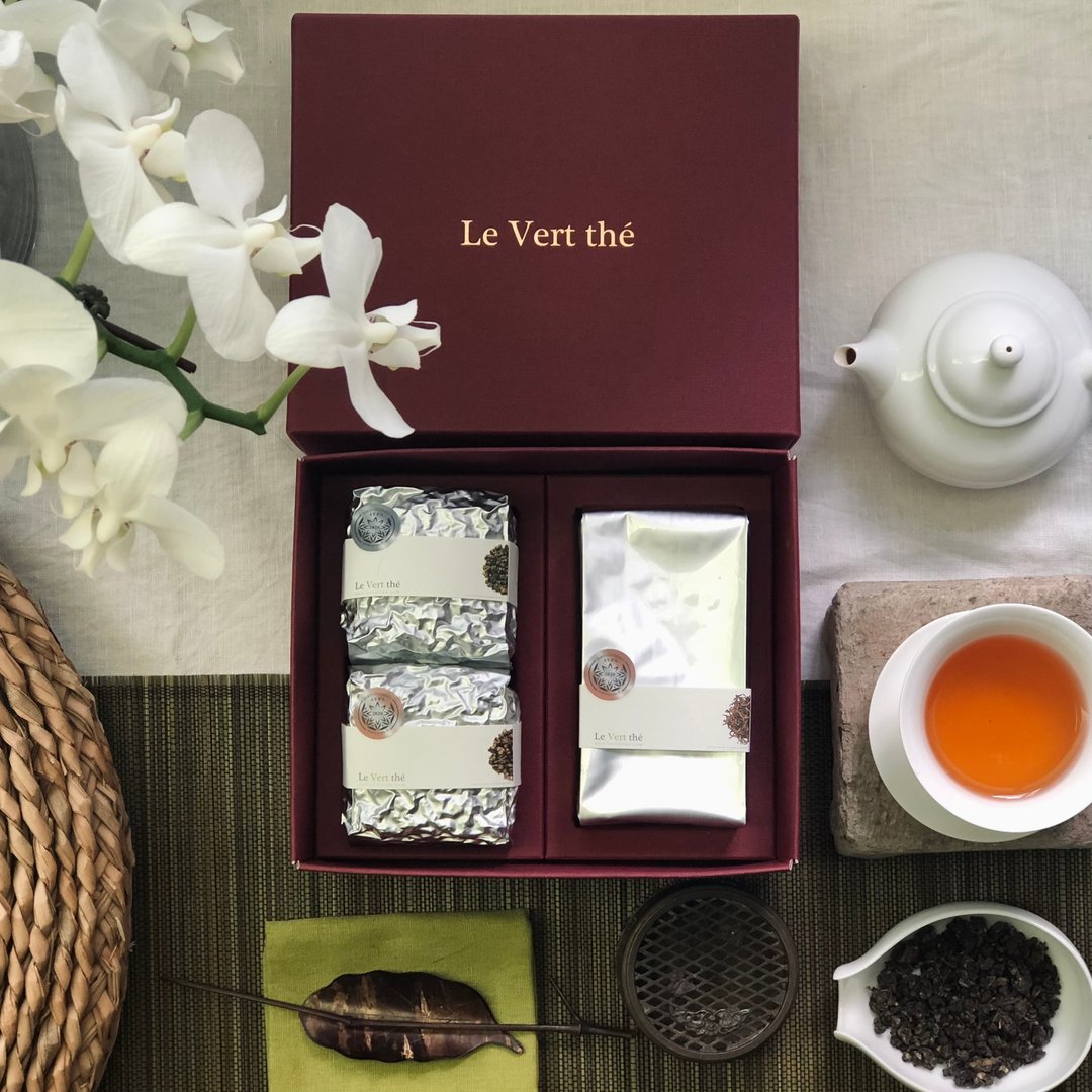绿茗堂 2020AVPA 得奖茶礼盒 (提供品牌咖啡色礼盒) - 茶 - 新鲜食材 多色