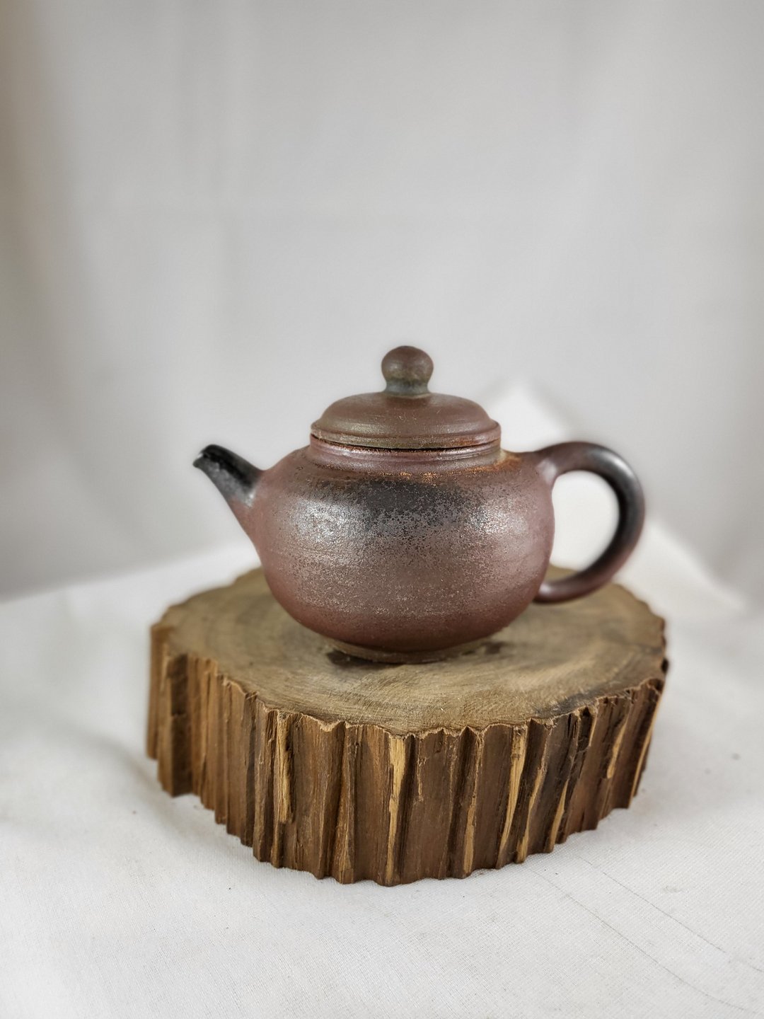 柴烧掇只壶 - 茶具/茶杯 - 陶 咖啡色