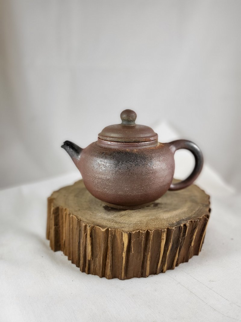 柴烧掇只壶 - 茶具/茶杯 - 陶 咖啡色