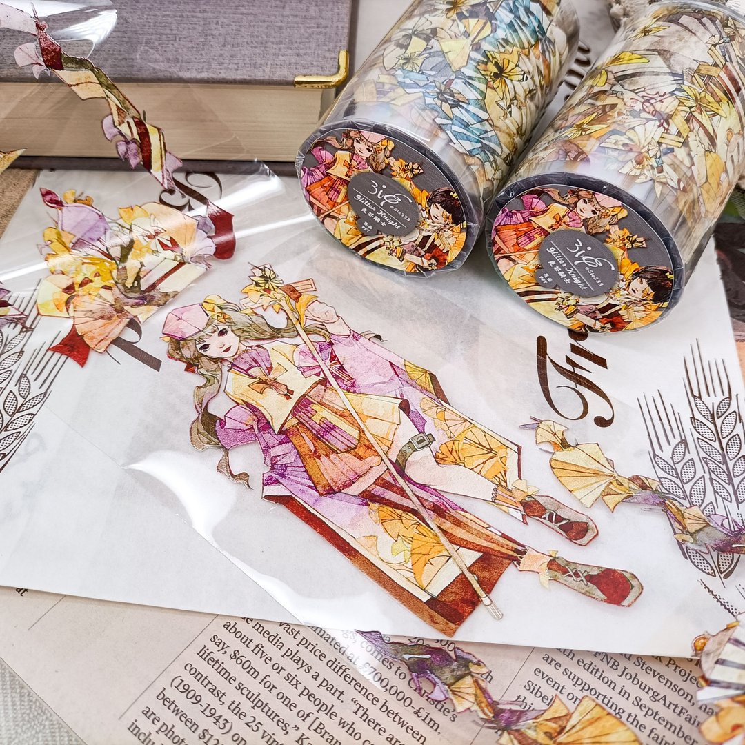 光芒騎士 / 裝飾膠帶 - 纸胶带 - 塑料 多色