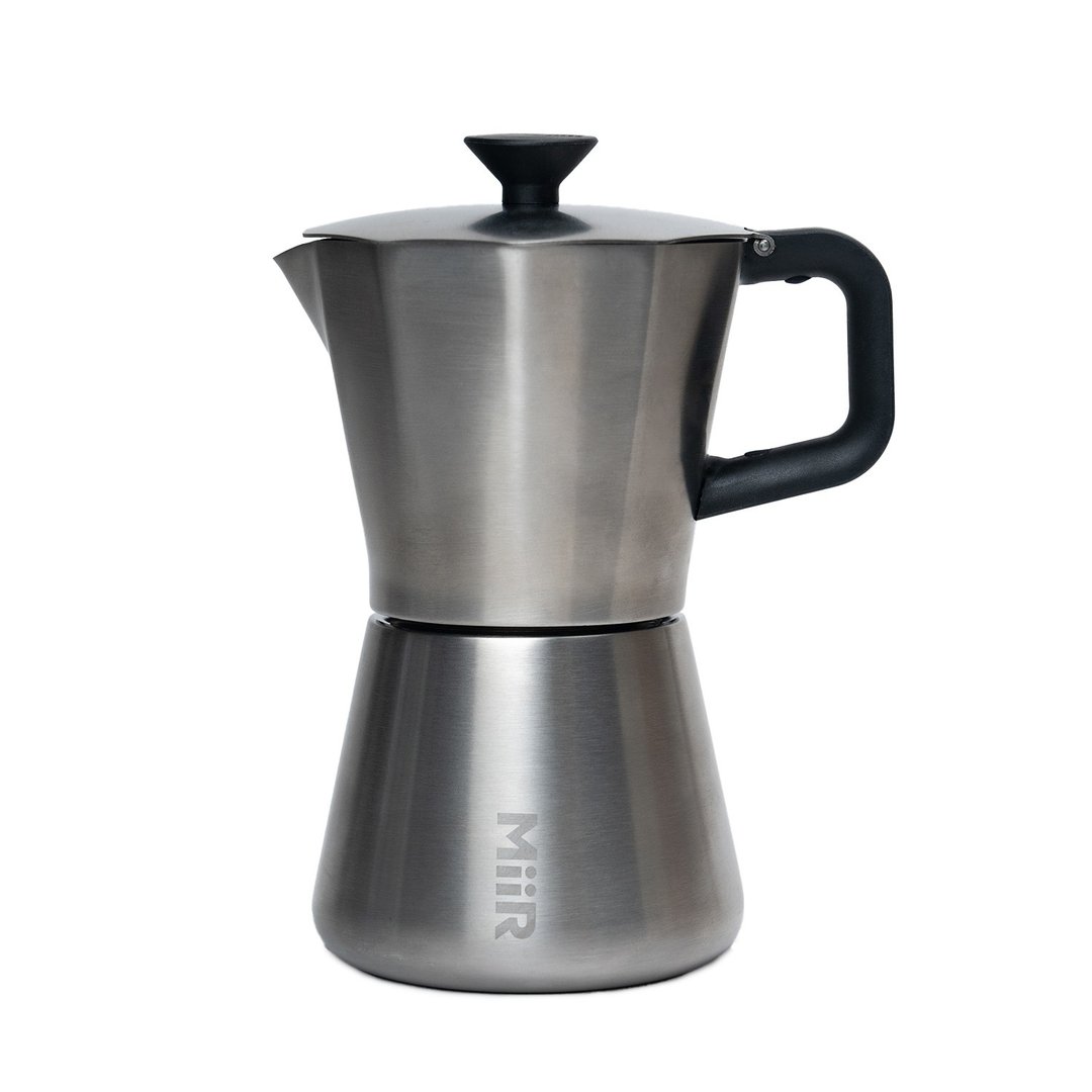 MiiR New Standard Moka Pot 经典摩卡壶 10oz/300mL 拉丝银 - 咖啡壶/周边 - 不锈钢 银色