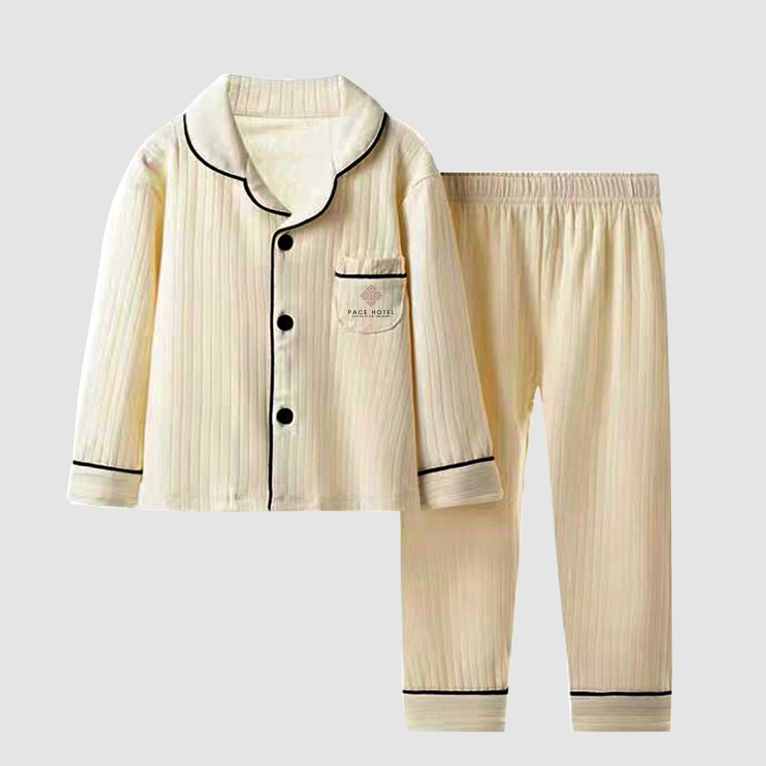 【Hotel Gift系列】儿童睡衣订制 定制化儿童睡衣 纯棉长袖睡衣套 - 居家服/睡衣 - 棉 多色