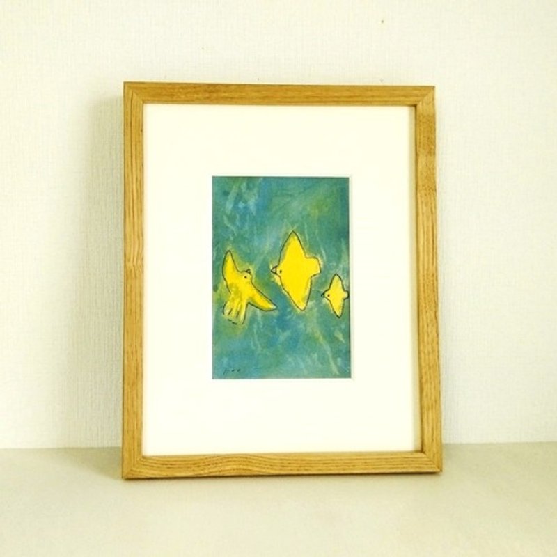 Pinkoi 代购 - 原图“Joy” *包括木框，英寸尺寸 - 海报/装饰画/版画 - 其他材质 