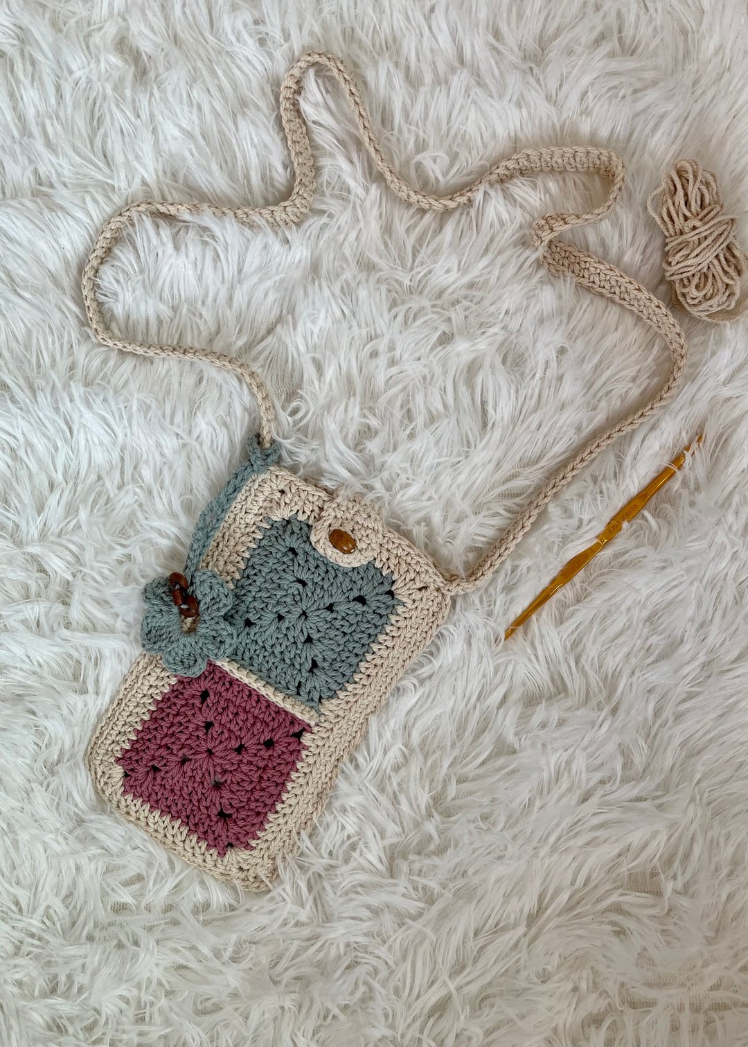 Crochet handmade phone bag - 其他 - 棉 