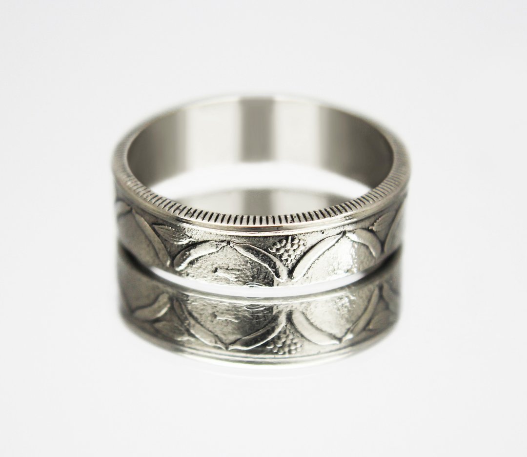 Central African States Coin Ring 50 Francs 1976-2003 coin rings for women - 戒指 - 其他金属 