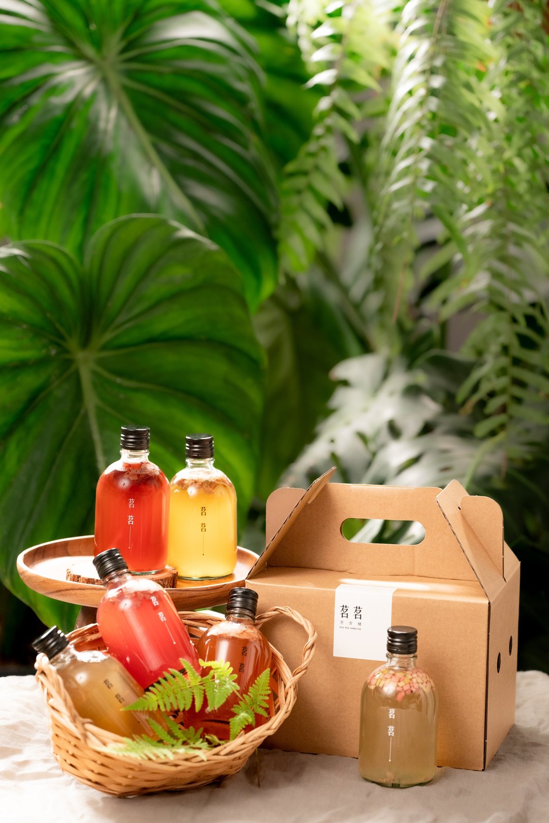 茗茗康普茶香槟 永续精品康普茶 特色综合组6瓶入 - 茶 - 新鲜食材 