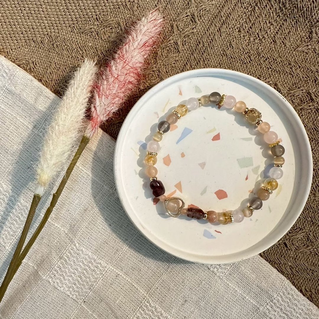 双极光23貔貅招财弹性手链 - 手链/手环 - 水晶 