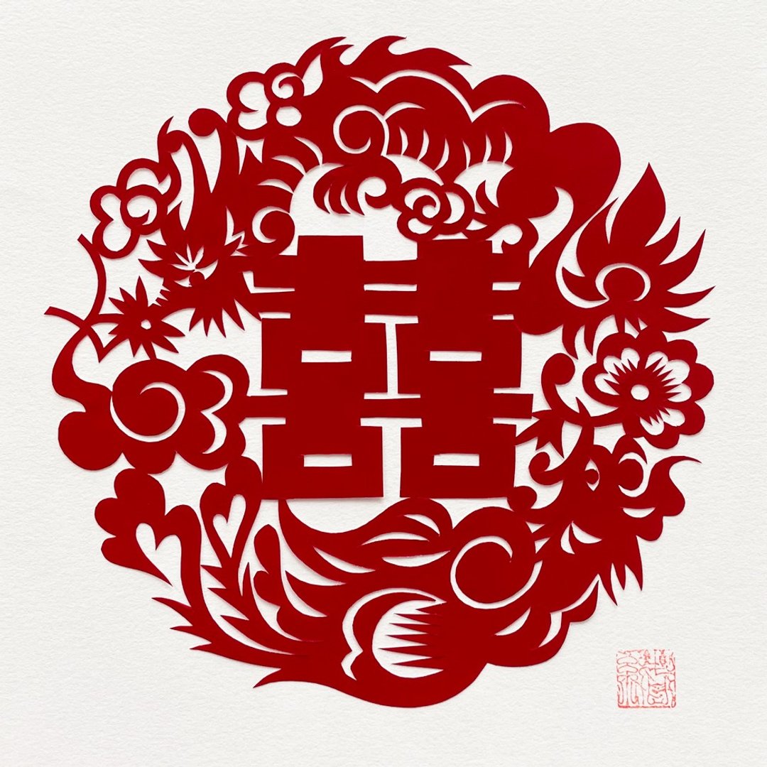 定制化 雾神龙凤精修 - 海报/装饰画/版画 - 纸 红色