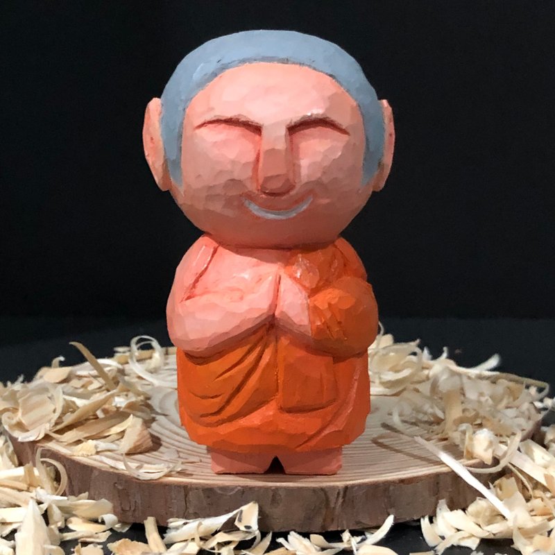 Little Monk - 摆饰 - 木头 多色