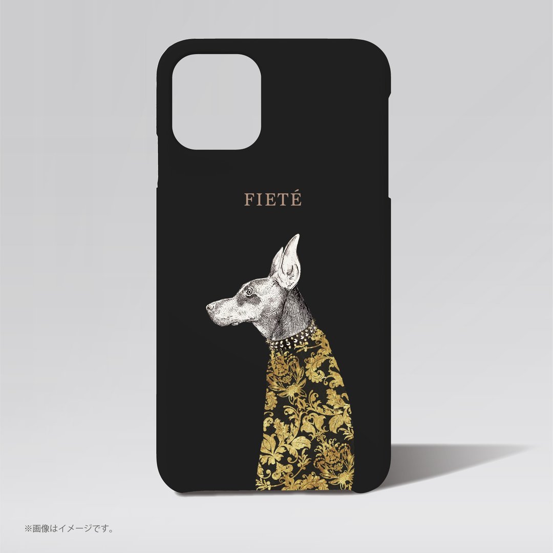 Original smartphone case / Doberman - 手机壳/手机套 - 塑料 白色