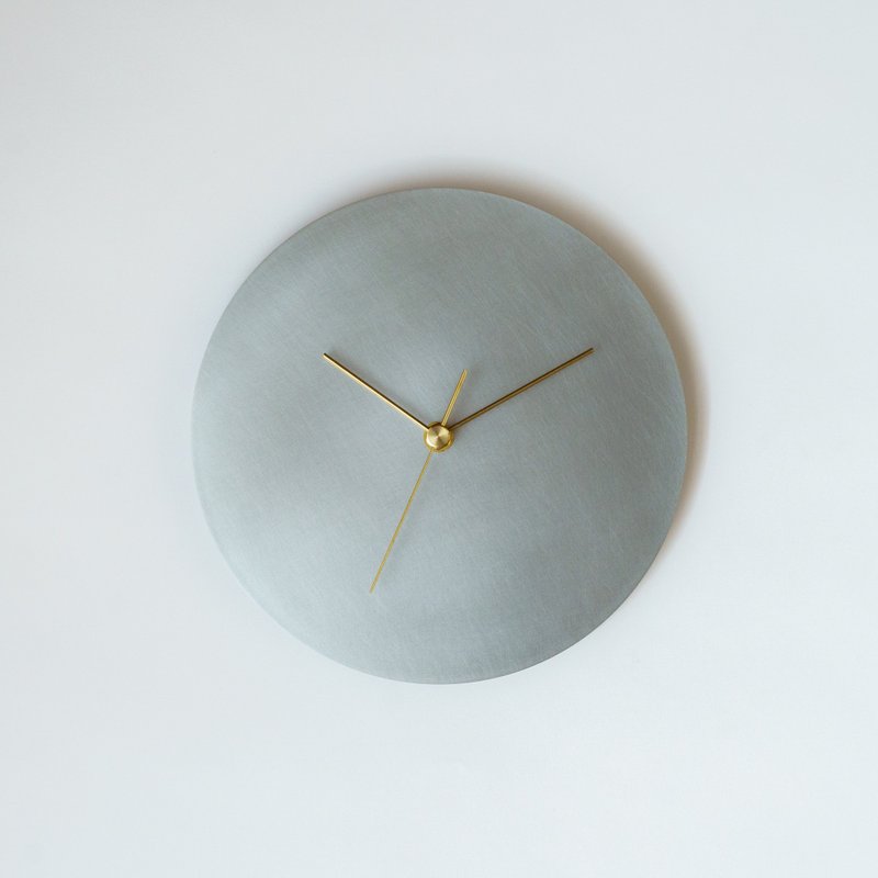 壁挂时钟 220 简约款 / 不锈钢 - 时钟/闹钟 - 其他金属 银色