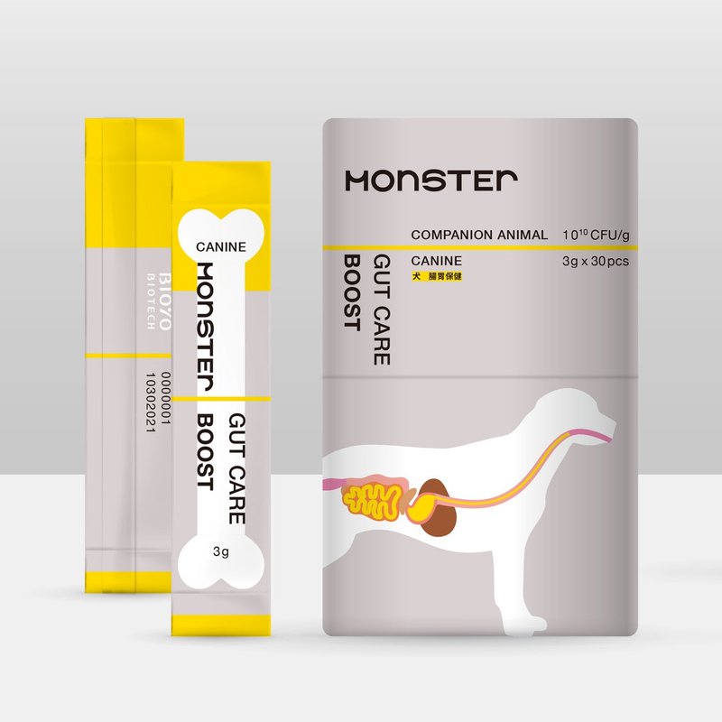 MONSTER BOOST GUT CARE-犬肠胃保健 - 其他 - 其他材质 灰色