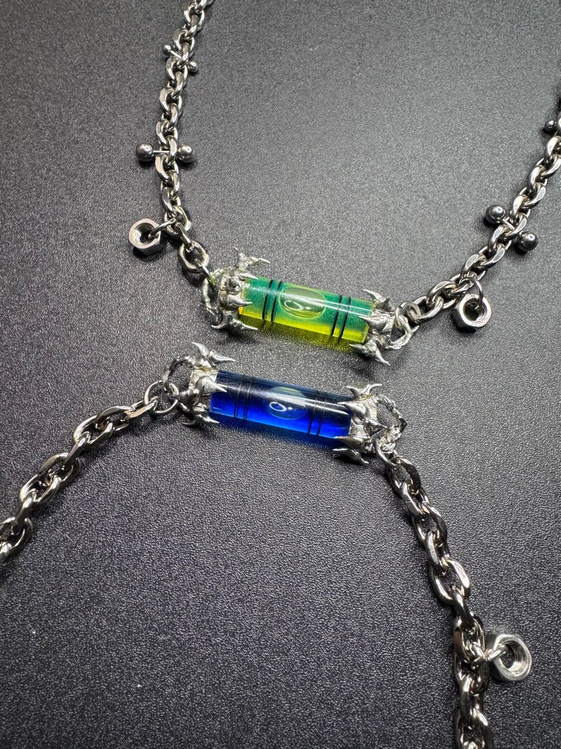 荆棘水平项链 - 项链 - 不锈钢 银色