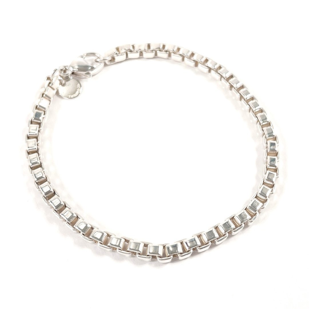 [日本直邮，二手，状况极佳] Tiffany & Co. 威尼斯链式手链，925银，配件，全新抛光 - 手链/手环 - 纯银 银色