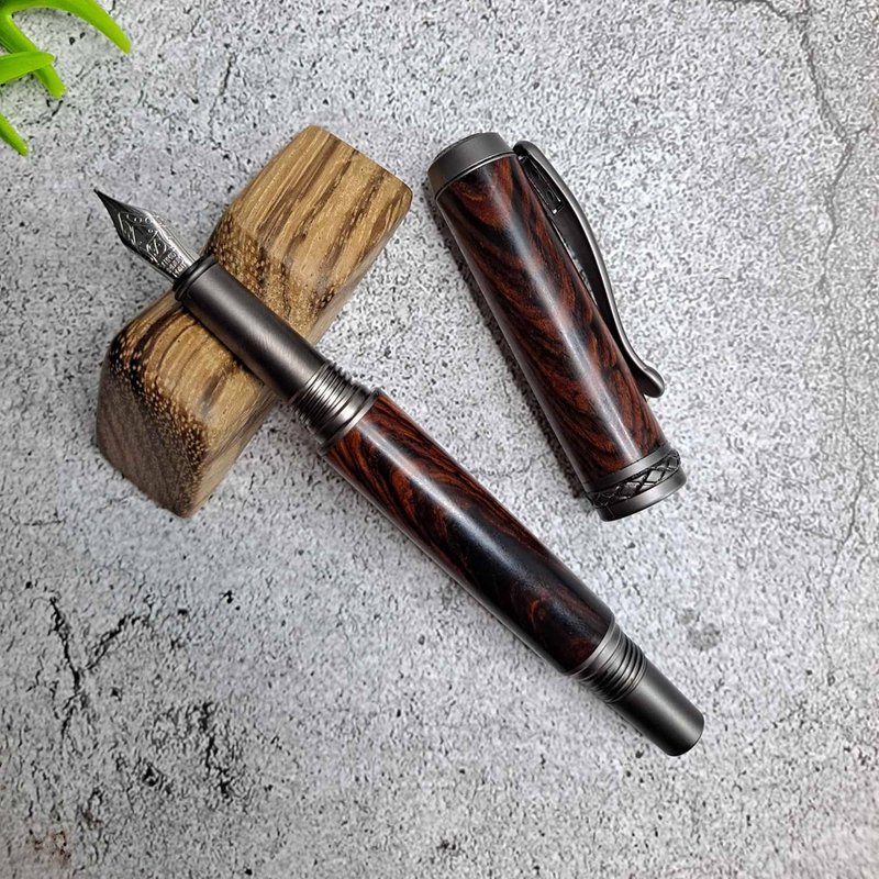 微凹黄檀 原木 手工笔 钢笔   永恒初芯款 - 钢笔 - 木头 