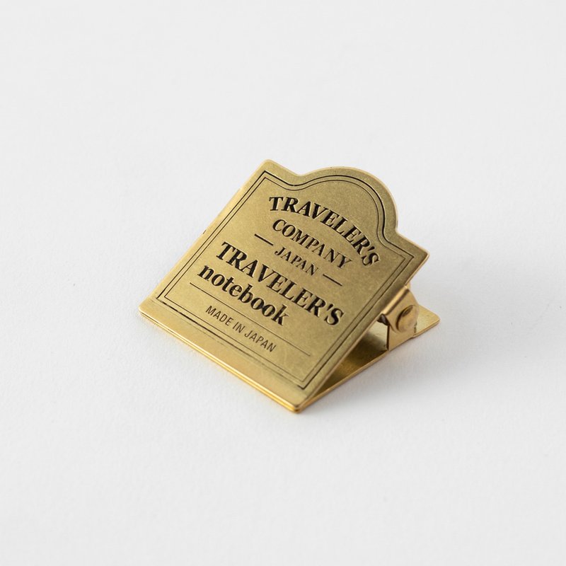 Traveler's Notebook 黄铜夹 TRC LOGO - 文件夹/资料夹 - 铜/黄铜 多色