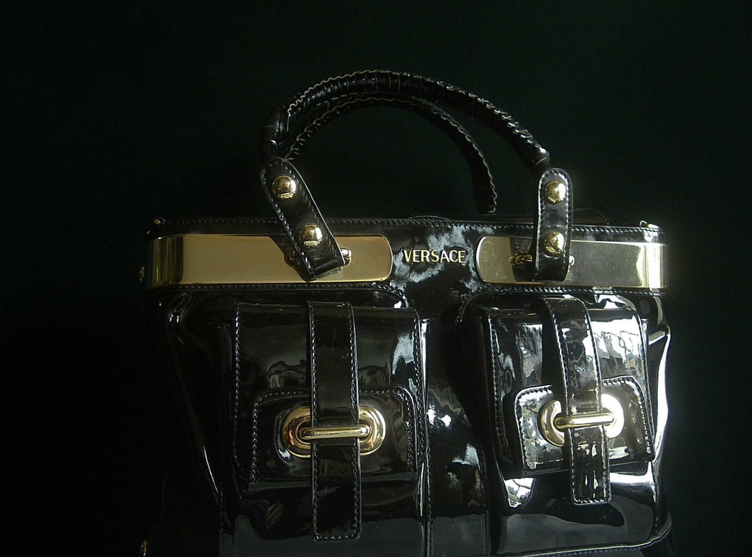 【老时光 OLD-TIME】早期二手老包意大利制GIANNI VERSACE手提包 - 手提包/手提袋 - 其他材质 多色