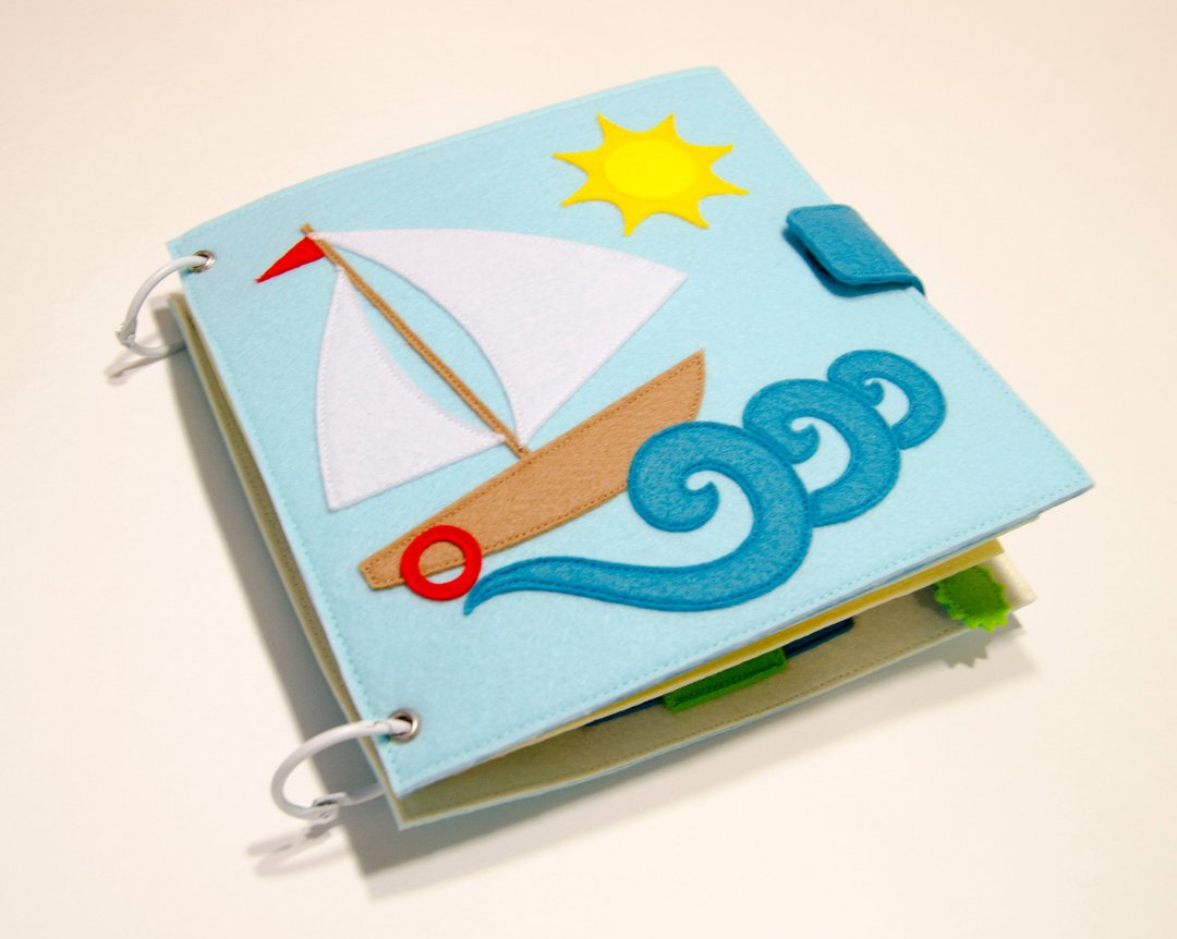 Customized cloth book, book from felt - 玩具/玩偶 - 环保材料 