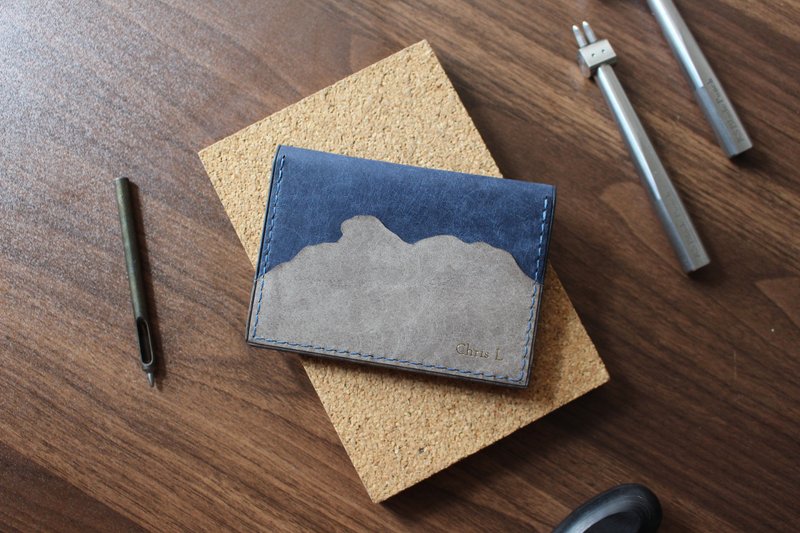 圣诞礼物【定制】颜似绘 塞拉利昂卡包/皮制卡套 / 人像画 / 颜似绘 - 名片夹/名片盒 - 真皮 