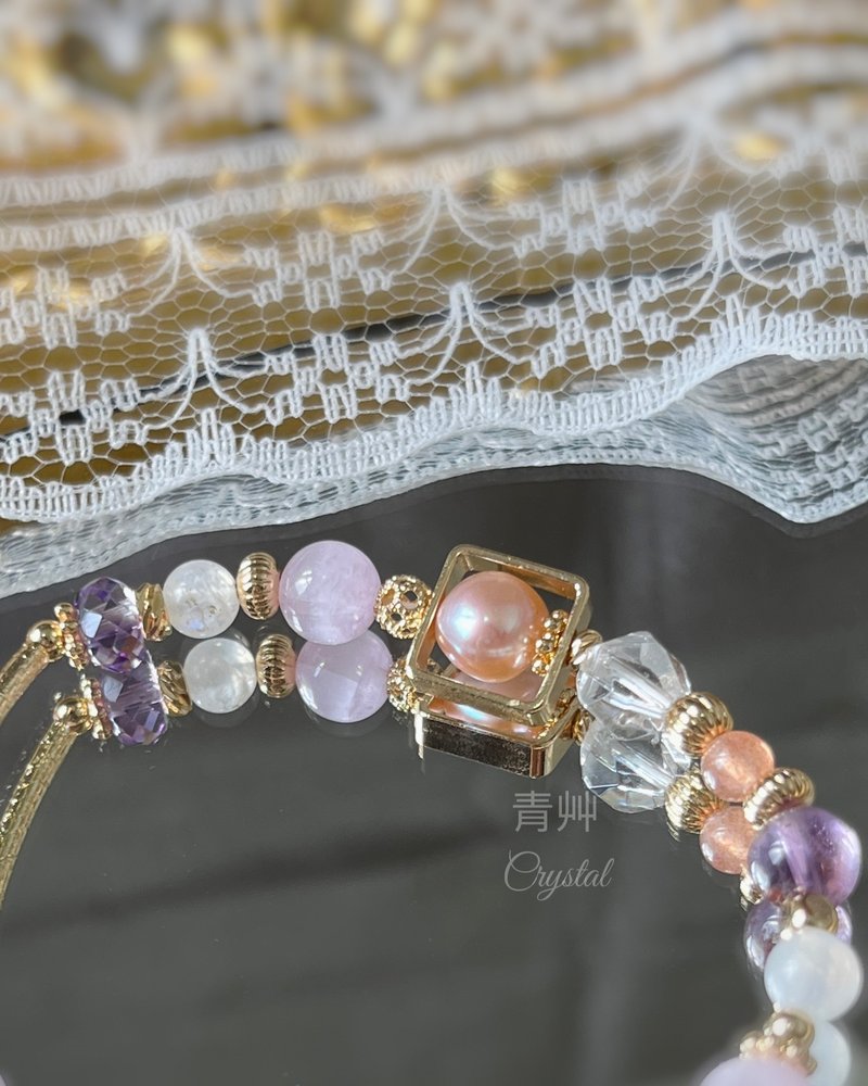 紫丁香 - 手链/手环 - 水晶 