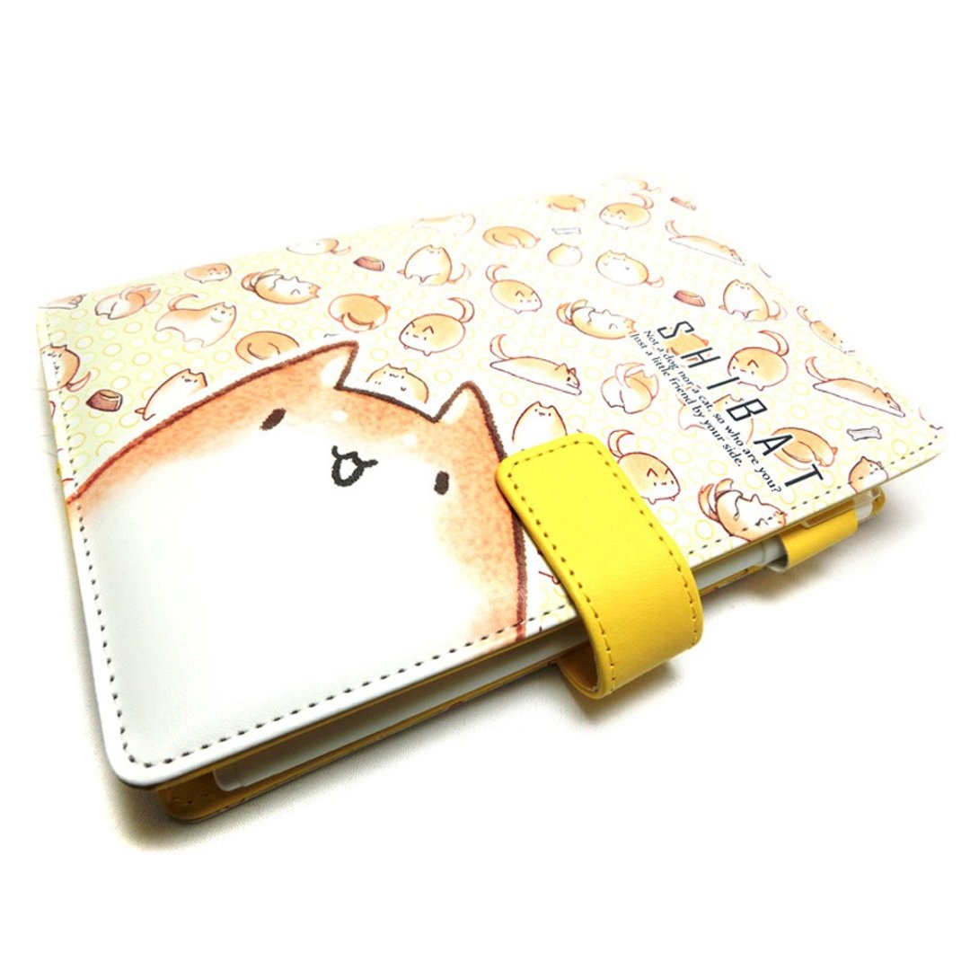 SHIBAT!-A6活页笔记本套组 - 笔记本/手帐 - 真皮 黄色