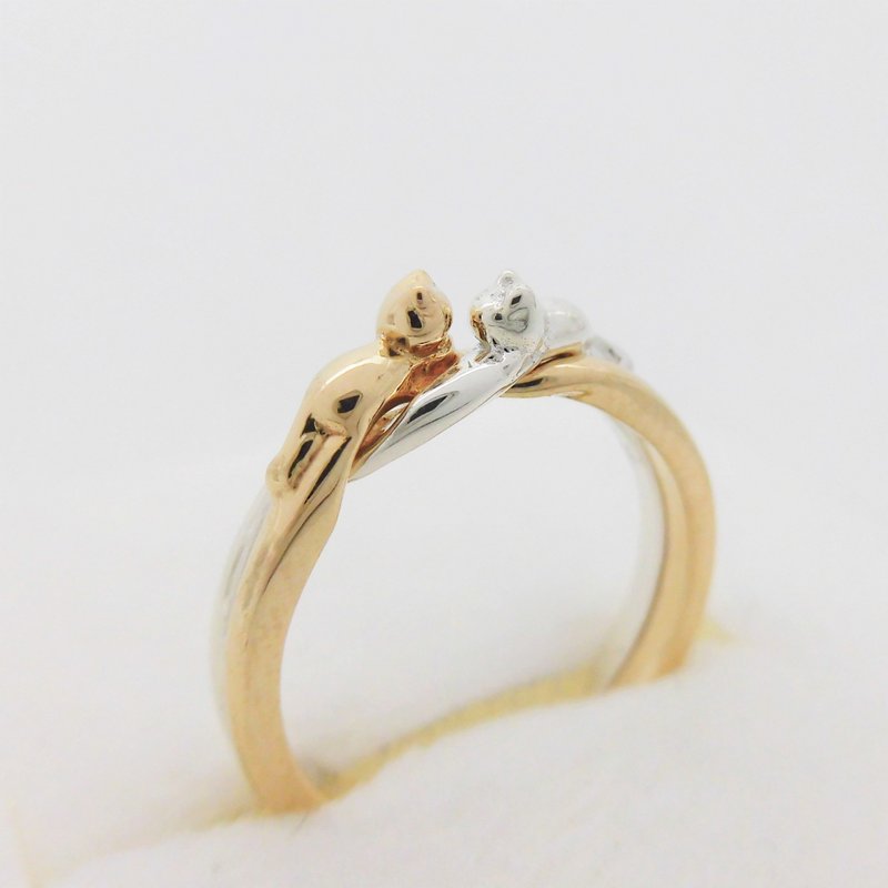 Cat Gimel 戒指 KISS 银戒指 - 戒指 - 纯银 多色