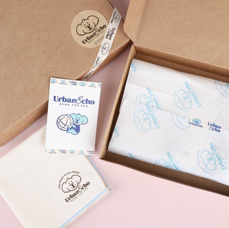 Amigo Coco Sochang (顶级面粉袋棉布) 厨房毛巾/手帕套装 - 手帕/方巾 - 棉．麻 