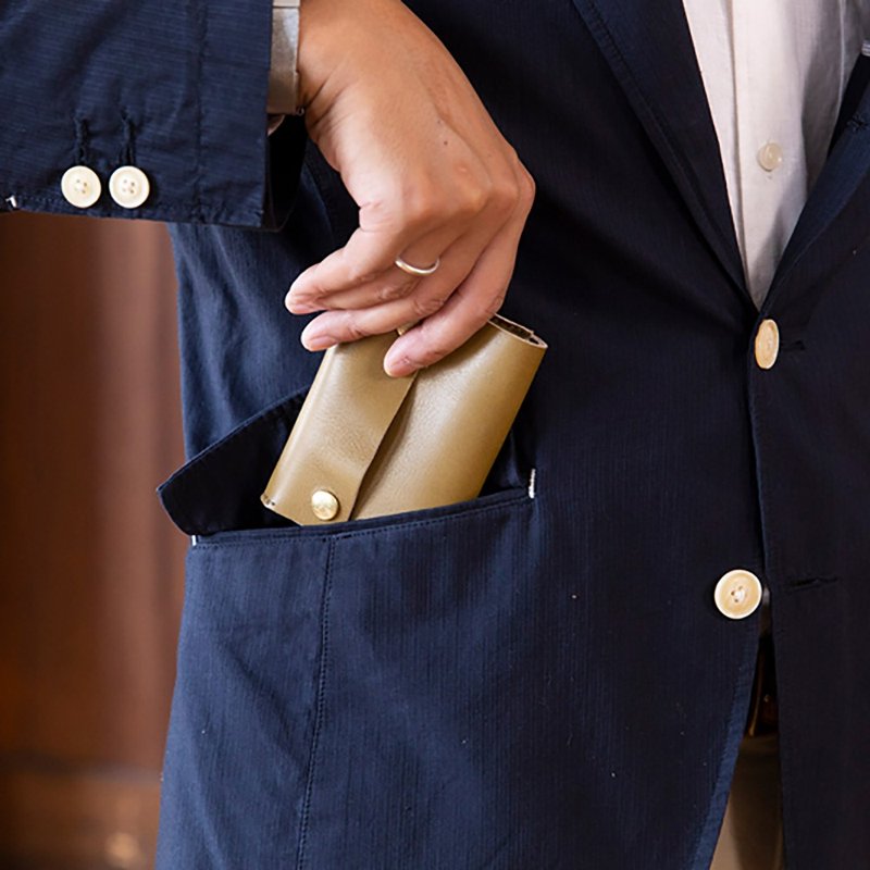 日本Kanmi. - Boku no Roman系列小钱包 - 皮夹/钱包 - 真皮 