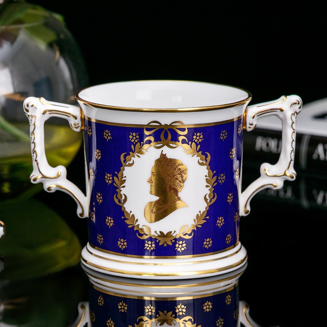 皇室尊享Royal Crown Derby母亲1980年生日限量骨瓷爱之杯咖啡杯 - 咖啡杯/马克杯 - 瓷 