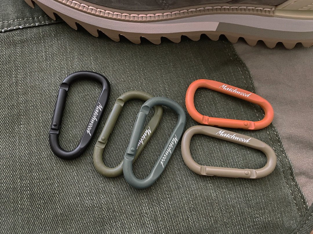 买五送一 Matchwood Aluminum Alloy Hook  登山勾钥匙 - 钥匙链/钥匙包 - 铝合金 绿色