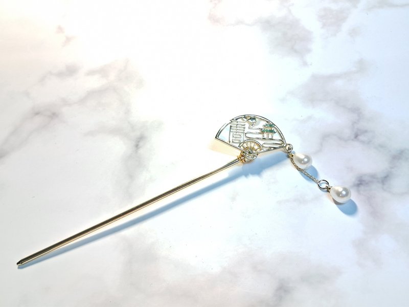 良扇 白 / 发簪 造型 - 发饰 - 其他金属 多色