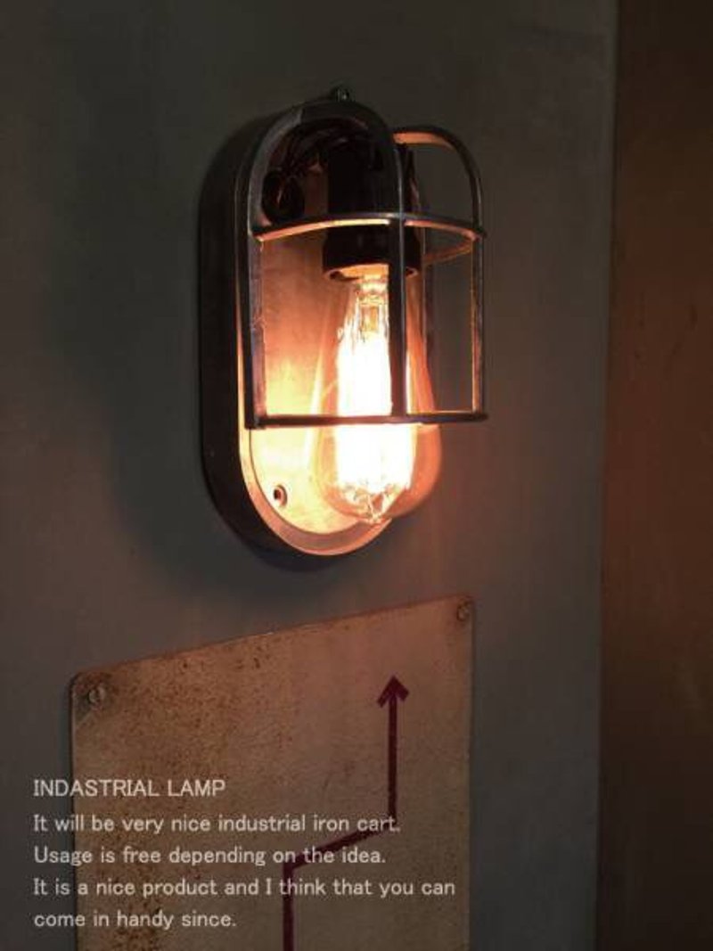 Limited WLGN Bracket Lamp with Bulb Ship Light Marine Lamp Atelier Lamp Industrial Ship Lamp - 摆饰 - 木头 