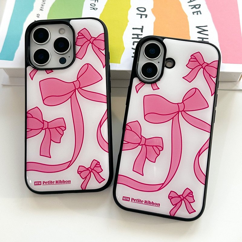 iPhone Bijou Ribbon 滴胶防撞手机壳手机 - 手机壳/手机套 - 压克力 白色