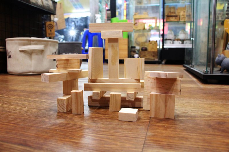 原木 小积木 小木块 DIY积木 - 木工/竹艺/纸艺 - 木头 咖啡色