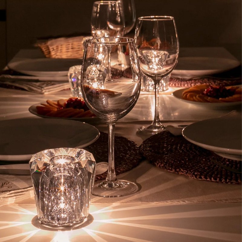 AMBIENTEC |  Xtal Acrux 水晶玻璃无线桌灯 - 灯具/灯饰 - 玻璃 透明