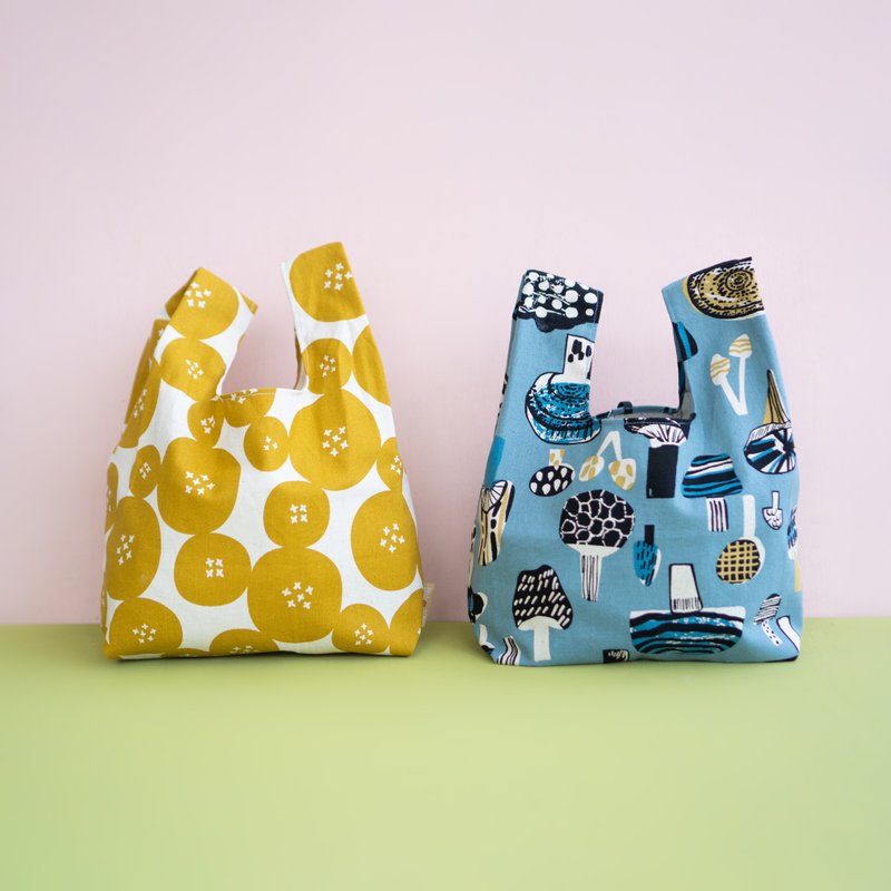 年度最新  环保礼物 方形便当袋 花色挑选 - 手提包/手提袋 - 棉．麻 多色